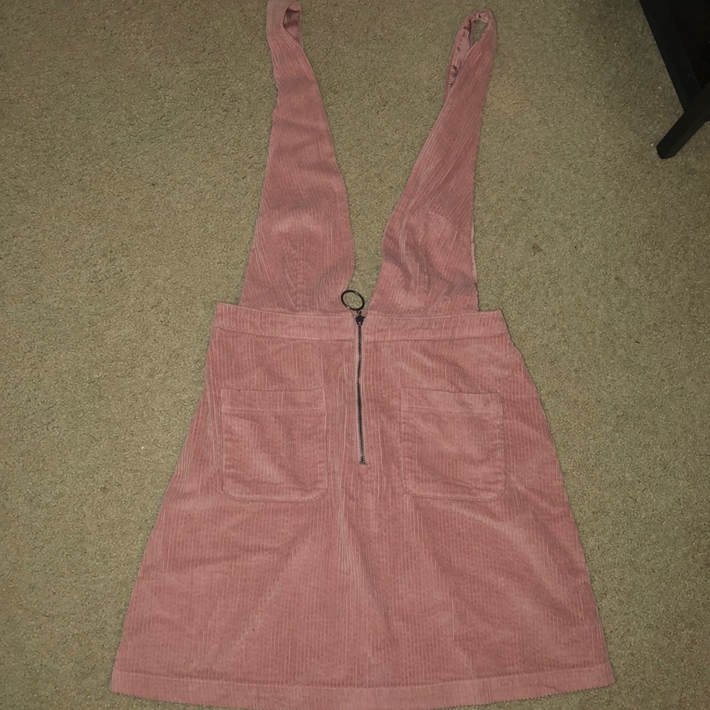 corduroy pink overalls